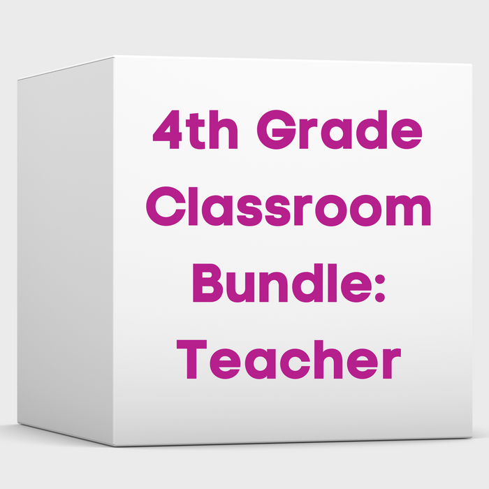 4th Grade Classroom Bundle: Teacher
